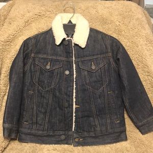 Gap Kids Denim Sherpa Jacket